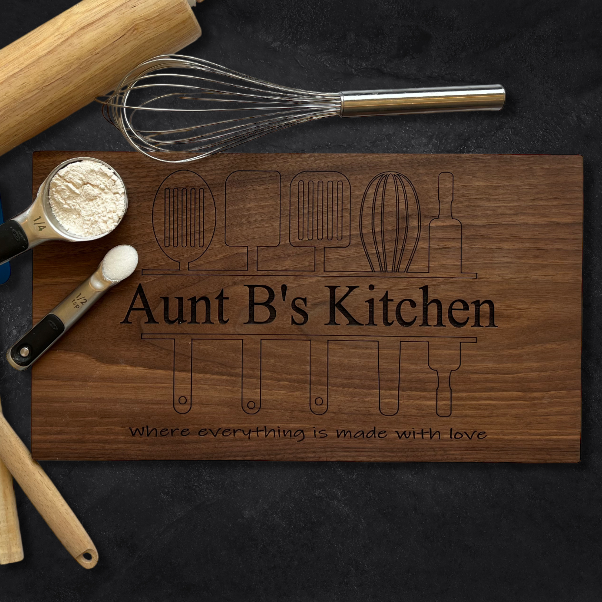 Gift for Aunt, Exceptional Aunt Gift, Aunt Gift, Thank You Aunt Gift,  Personalized Cutting Board 