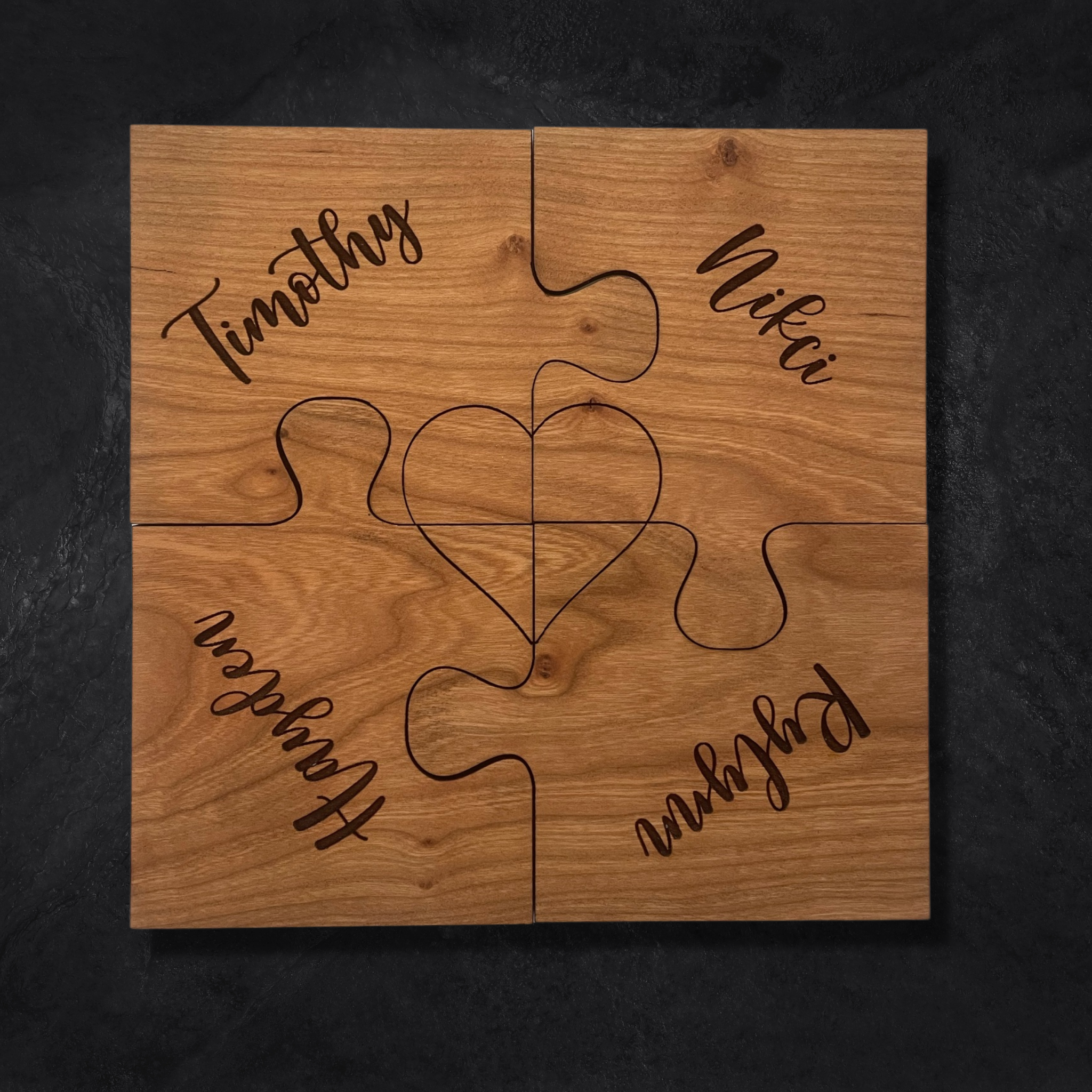 Wooden coasters best sale for sale