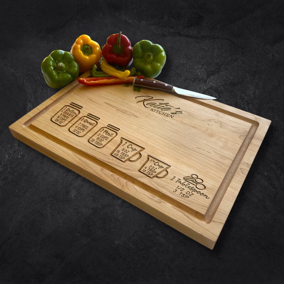 Personalized Kitchen Tools Wood Engraved Cutting Boards – The Photo Gift