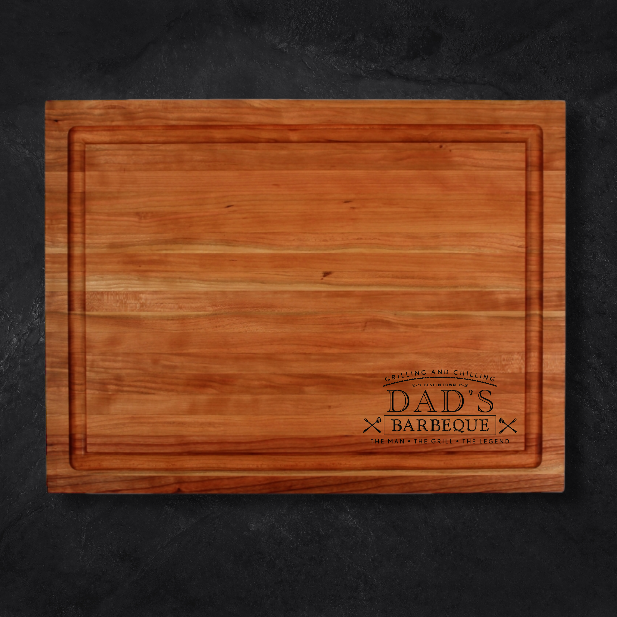 Grilling and Chilling BBQ Corner Personalized Cutting Board