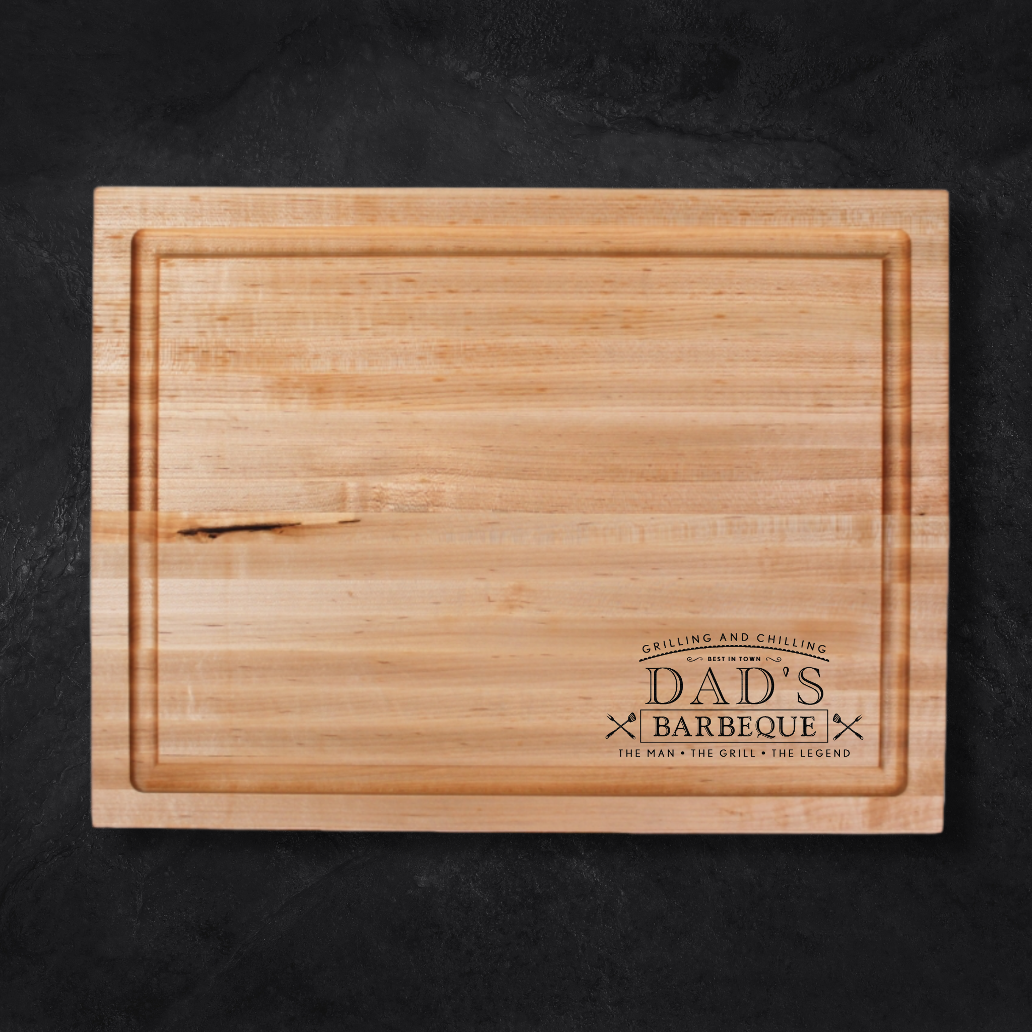 Grilling and Chilling BBQ Corner Personalized Cutting Board