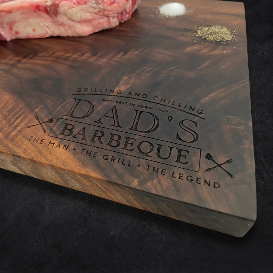 Personalized XL Maple Cutting Board - The Man, The Meat, The Legend