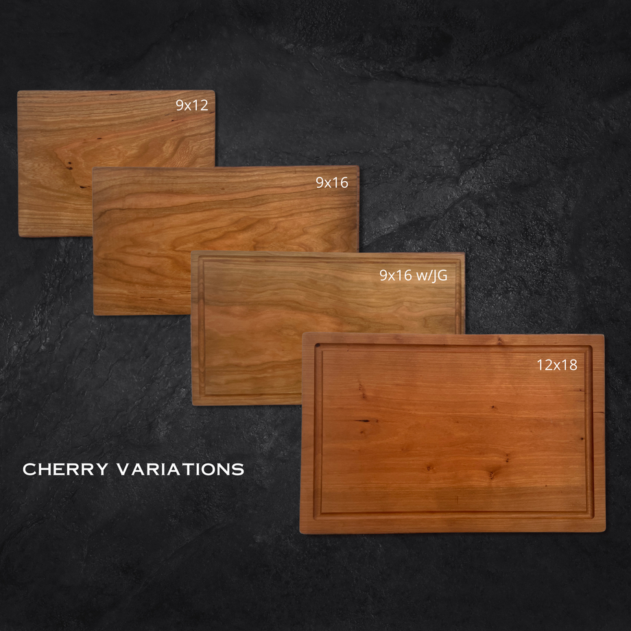 Handmade Cherry, Maple, & Walnut Cutting Board — Mr. & Mrs. Woodshop