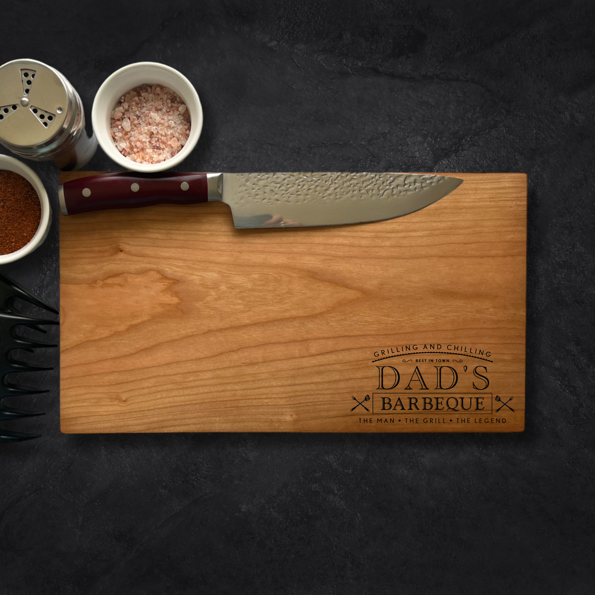 Grilling and Chilling BBQ Corner Personalized Cutting Board