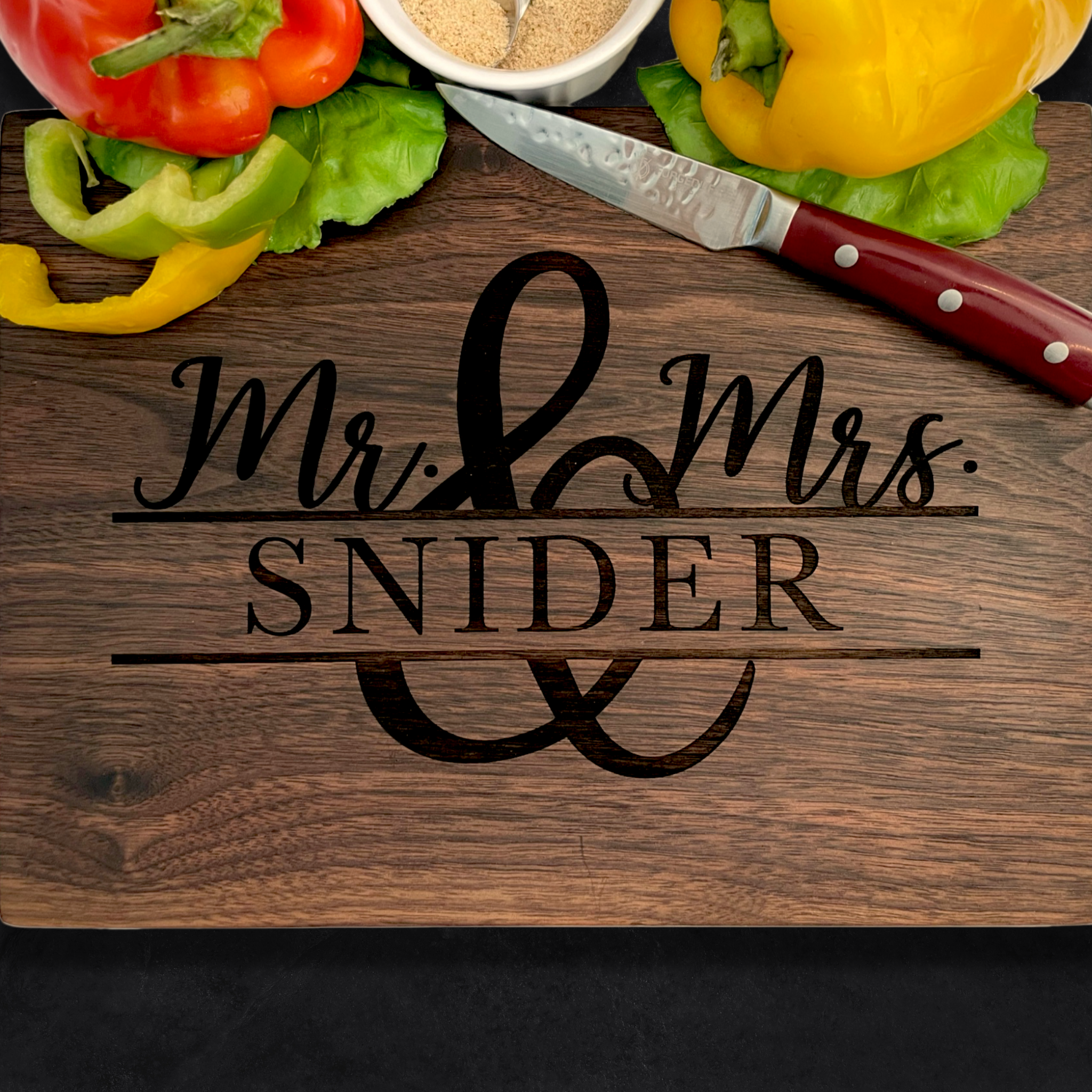 Cherry, Maple, & Walnut Cutting Board — Mr. & Mrs. Woodshop