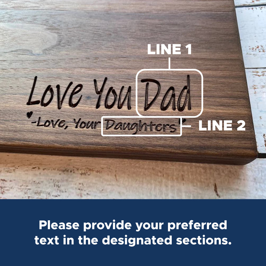 Love You Mom Personalized Cutting Board - Personalized Cutting Boards For  Sale | Battle Born Wood Shop