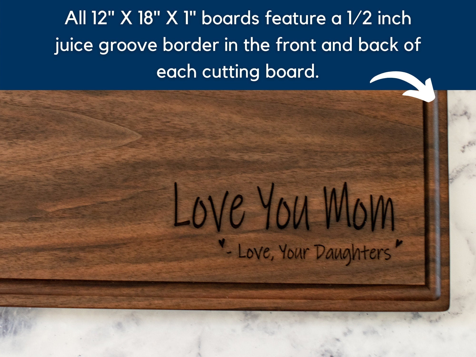 (New) Mom Wooden Cutting Board