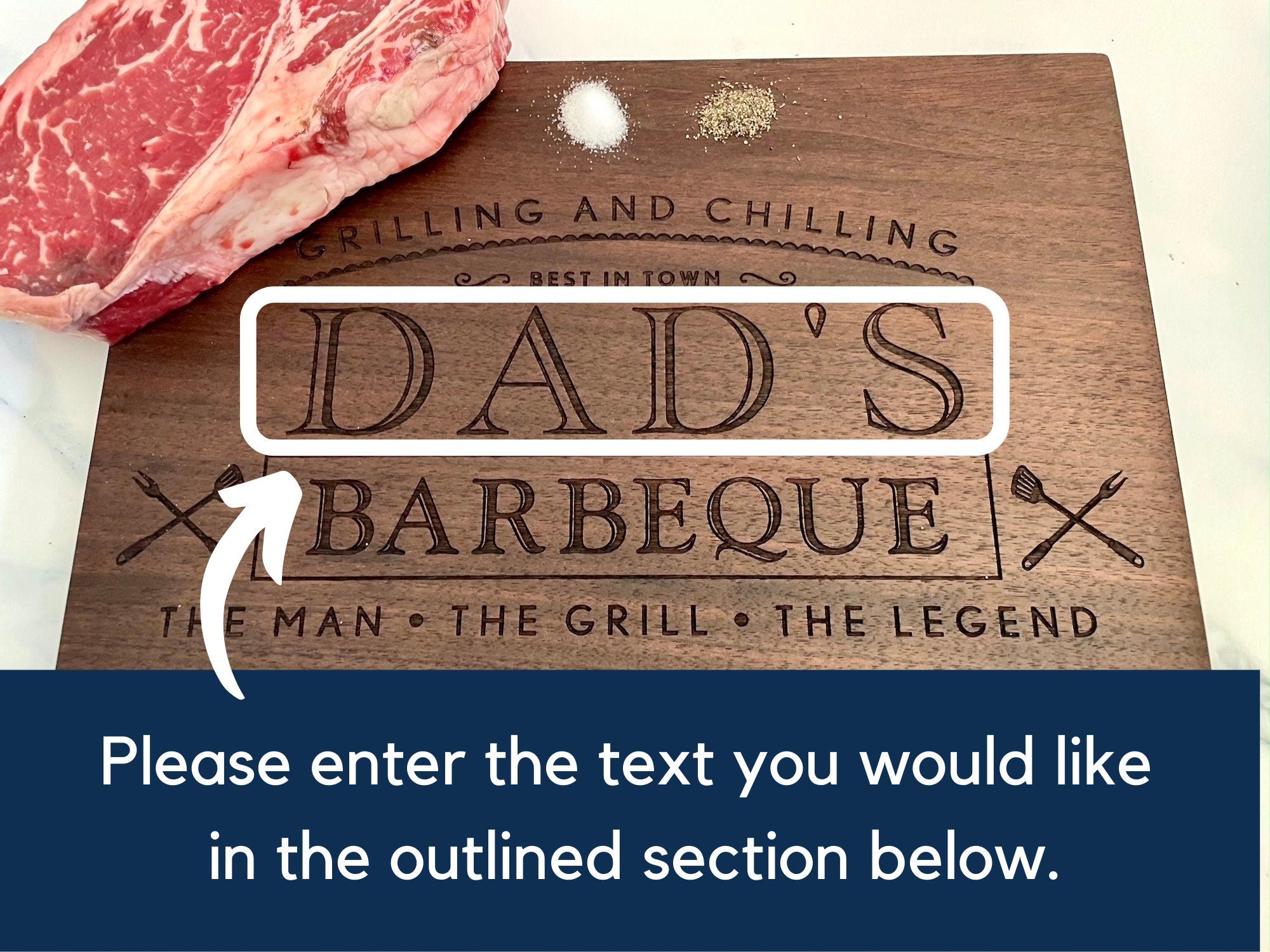 Funny BBQ Cutting Board – Country Squared
